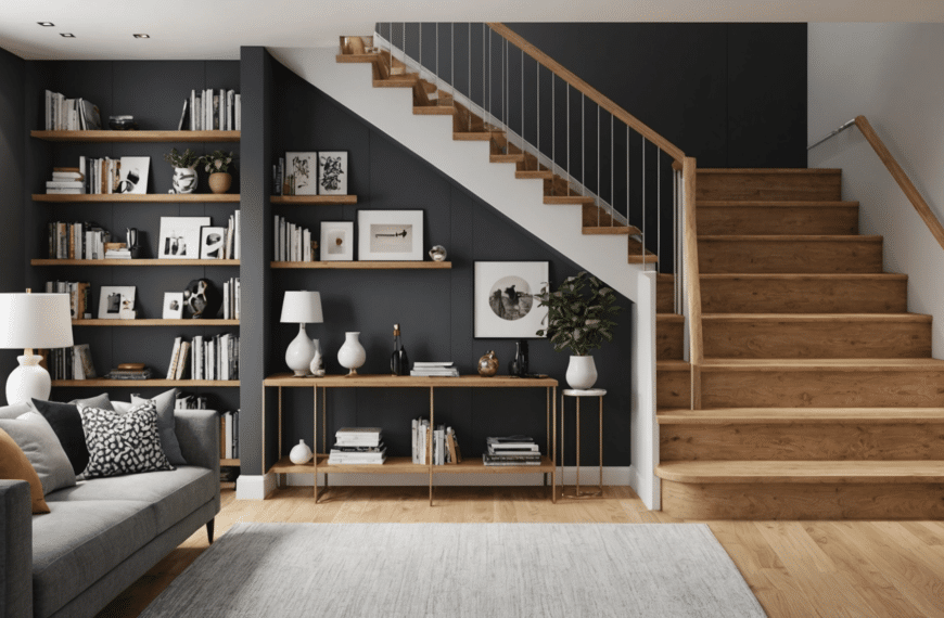 Optimiza el espacio debajo de las escaleras con estos útiles consejos
