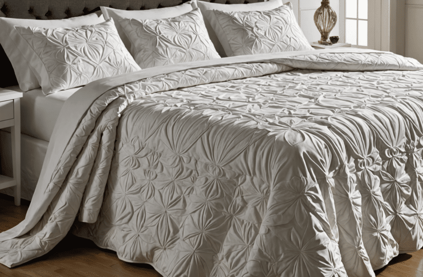 Transforma tu habitación con una colcha blanca gracias a ideas frescas y creativas