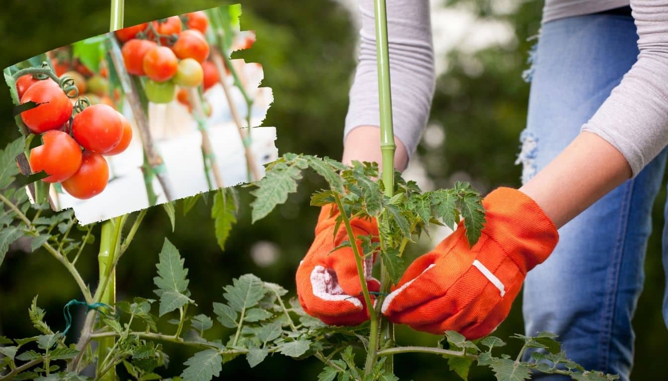 ¿Quieres tomates sanos y abundantes? Aquí se explica cómo usar aparatos ortopédicos para hacer crecerlos.